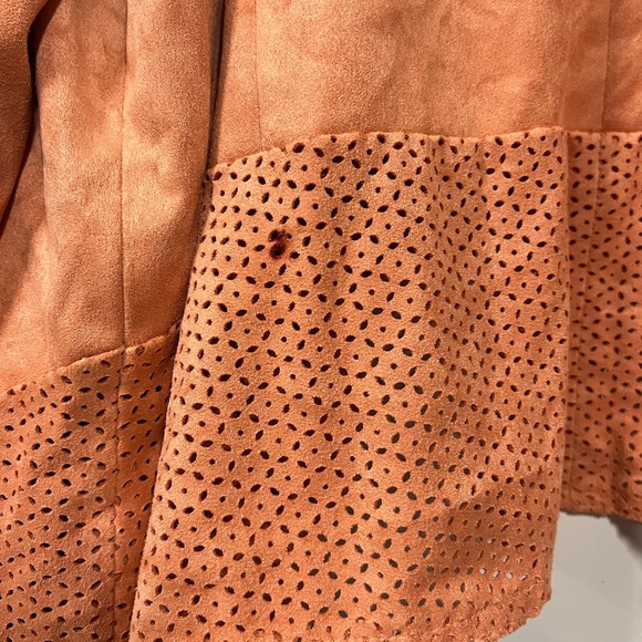 Chico's Light Coral Open Front Cardigan - Picture 7 of 7